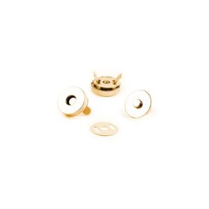 Botão Imantado comum, 14mm, Dourado